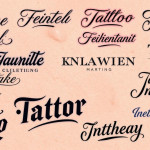 typographie tatouage styles